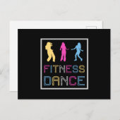 Fitness Dance Gym Dancing Workout Sport Geschenkid Postkarte (Vorne/Hinten)