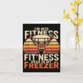 Fitness Deer In My Zer Deer Hunting  Karte (Gelbe Blume)