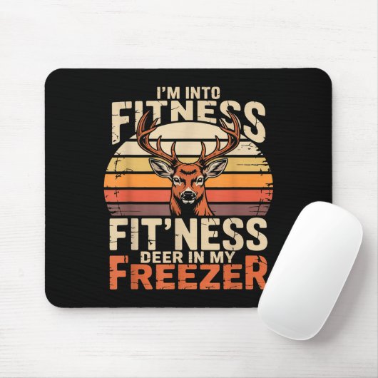 Fitness Deer In My Zer Deer Hunting  Mousepad (Mit Mouse)