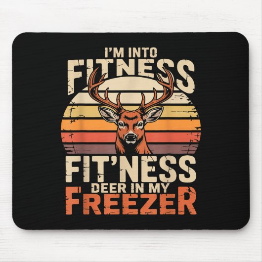 Fitness Deer In My Zer Deer Hunting Mousepad (Vorne)