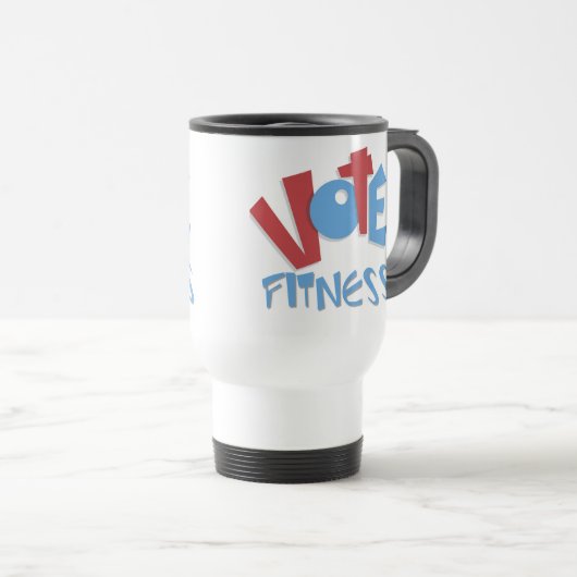 Fitness der Abstimmung Reisebecher (VorderseiteRechts)