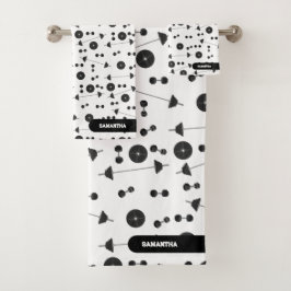 Fitness der Gewichtsausbildung Name der Bodybuildi Badhandtuch Set