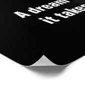 Fitness der harten Arbeit Bodybuilding Motivierend Poster (Ecke)