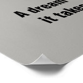 Fitness der harten Arbeit Bodybuilding Motivierend Poster (Ecke)