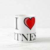 Fitness der Liebe I Kaffeetasse (Mittel)