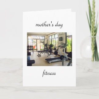 Fitness der Mutter Tages Karte