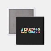 Fitness des Aerobic Instructors Magnet (Vorderseite/Rückseite)