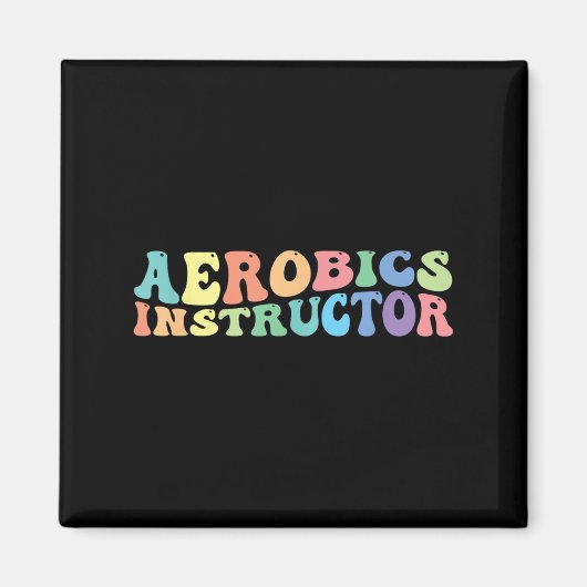 Fitness des Aerobic Instructors Magnet (Vorne)