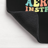 Fitness des Aerobic Instructors Mousepad (Ecke)
