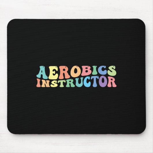 Fitness des Aerobic Instructors Mousepad (Vorne)