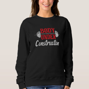 Fitness des Baukörpers Sweatshirt