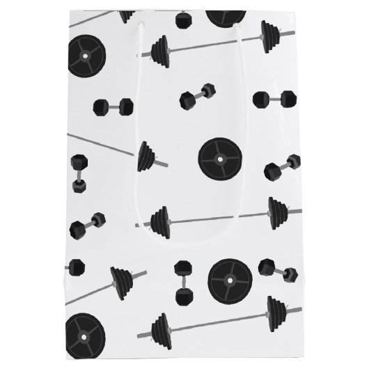 Fitness des Gewichtstrainings Dumbell Bodybuilding Mittlere Geschenktüte (Rückseite)