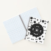 Fitness des Gewichtstrainings Dumbell Bodybuilding Notizblock (Innenseite)