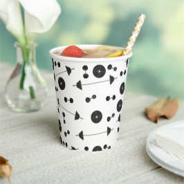 Fitness des Gewichtstrainings Dumbell Bodybuilding Pappbecher