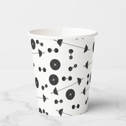 Fitness des Gewichtstrainings Dumbell Bodybuilding Pappbecher (Links)