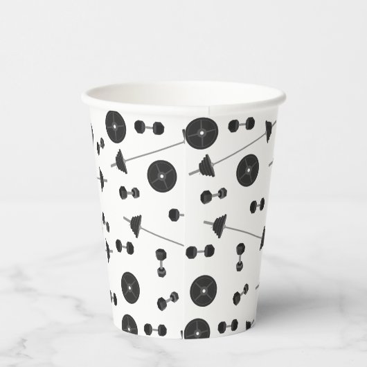 Fitness des Gewichtstrainings Dumbell Bodybuilding Pappbecher (Rechts)