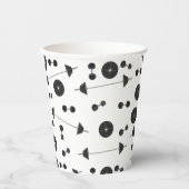 Fitness des Gewichtstrainings Dumbell Bodybuilding Pappbecher (Vorderseite)