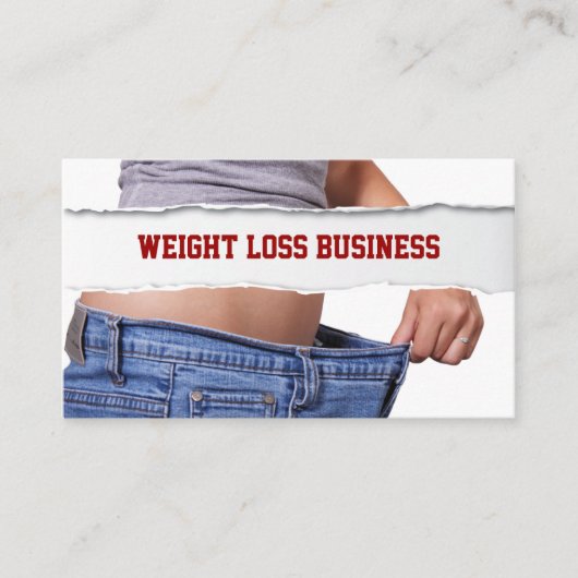 Fitness des Mädchengewichts Visitenkarte (Vorderseite)