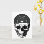 Fitness des Schädeltrainings Geburtstag Karte (Gelbe Blume)