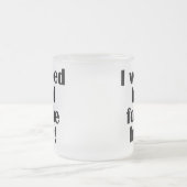 Fitness, die ich hart für den Körper arbeitete Mattglastasse (Mittel)