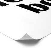 Fitness, die ich hart für den Körper arbeitete Poster (Ecke)