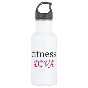 Fitness-Diva Edelstahlflasche