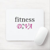 Fitness-Diva Mousepad (Mit Mouse)