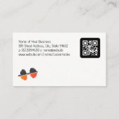 Fitness Dumbell-Logo | Gym | Personal Trainer Visitenkarte (Rückseite)