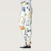 Fitness Dumbells Jump Ropes Yoga Mats Muster Leggings (Links)