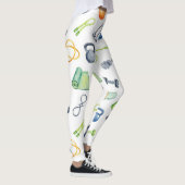 Fitness Dumbells Jump Ropes Yoga Mats Muster Leggings (Rechts)