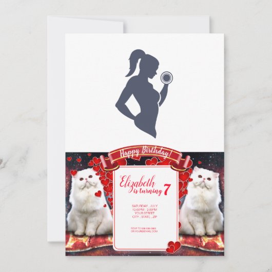 Fitness Einladung (Vorderseite)