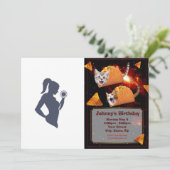 Fitness Einladung (Stehend Vorderseite)