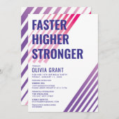 Fitness Einladung (Vorne/Hinten)