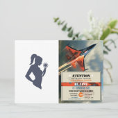 Fitness Einladung (Stehend Vorderseite)