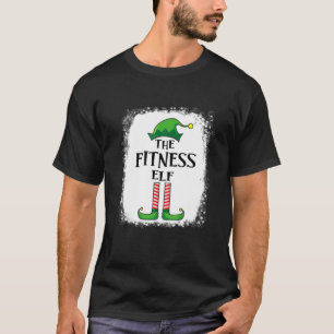 Fitness Elf Matching Familie Weihnachten Party T-Shirt