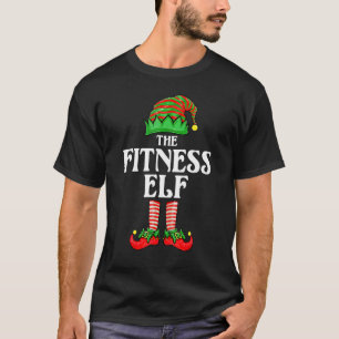 Fitness-Elf passende Familien-Gruppen-Weihnachtsfe T-Shirt