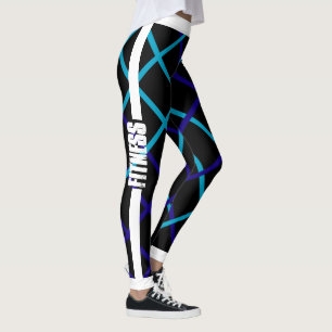 Fitness/Energie (White Trim) Leggings