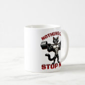 Fitness Feline Kaffeetasse (VorderseiteRechts)
