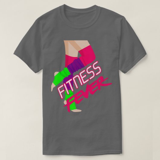 Fitness-Fieber der 80 x 27 T-Shirt (Design vorne)