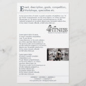 FITNESS ~ Flyer, Einladung Flyer (Vorne)