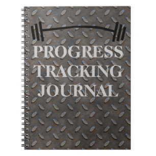FITNESS-FORTSCHRITT-TAGEBUCH NOTIZBLOCK