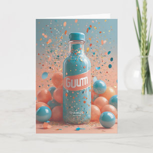 Fitness Frenzy Birthday Bash in Cool Mint Karte