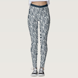 Fitness für das Muster der schwarzen und weißen Ti Leggings