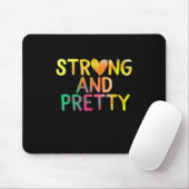 Fitness für hübsche und starke weibliche Computers Mousepad (Mit Mouse)