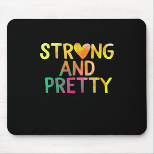 Fitness für hübsche und starke weibliche Computers Mousepad