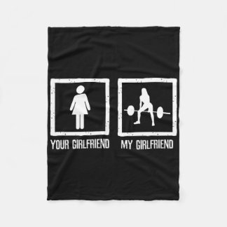 Fitness für Ihre VS My Girlfriend-Bodybuilding Fleecedecke
