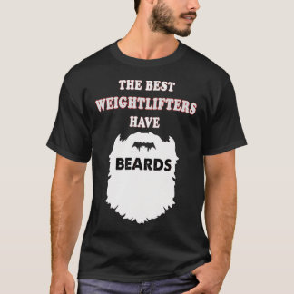 Fitness für Kraftanhebungen mit Gewichtslifter T-Shirt