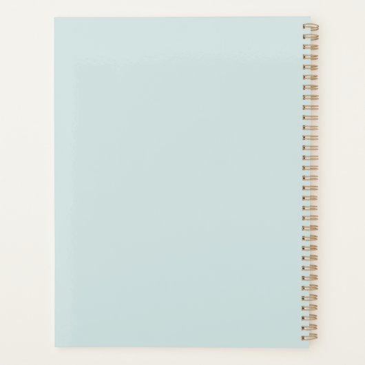 Fitness für Mädchen Planer (Rückseite)