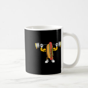 Fitness für muskuläre Hot Dog Deadlift Bodybuildin Kaffeetasse