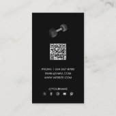 Fitness für Personal Trainer Visitenkarte (Rückseite)